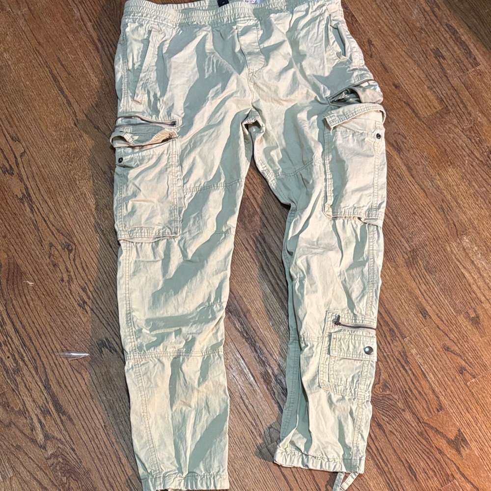 H&M Light Tan Cargo Pants for Men